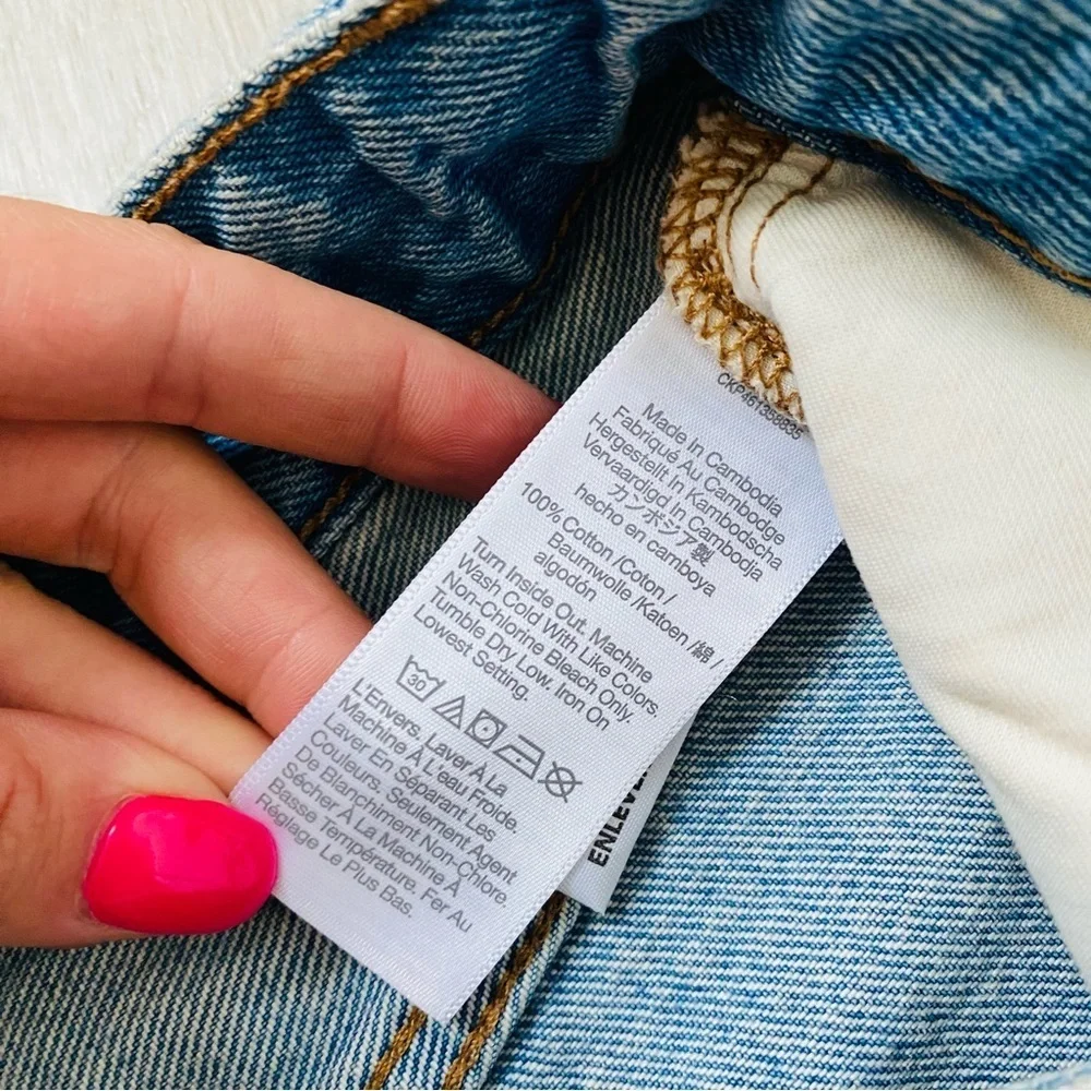 Madewell Relaxed Denim Shorts Blue Sz 23